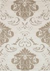 EN-03IVBE5377 Clearance 5 x 8 Medium Ivory and Beige Shag Rug - Enchant