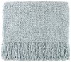 Clearance Light Gray Ice Campbell Throw Blanket