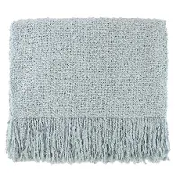 Light Gray Ice Campbell Throw Blanket