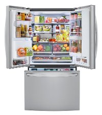 LRFVS3006S LG 29.7 cu. ft. French Door-in-Door Smart Refrigerator with InstaView and Craft Ice - Stainless Steel-3