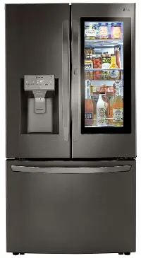 LRFVS3006D LG 29.7 cu ft French Door-in-Door Refrigerator - Black Stainless Steel
