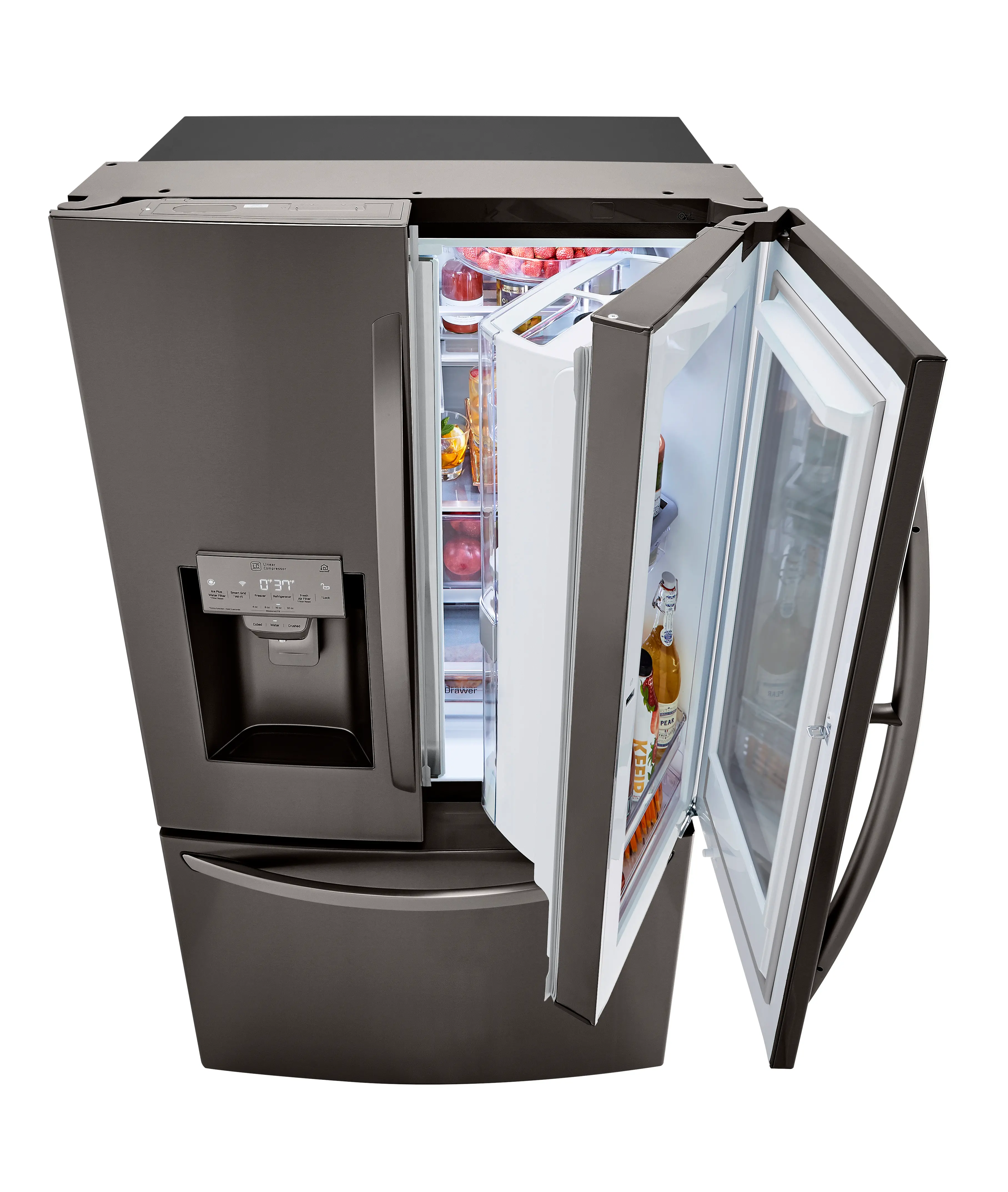 LRFVS3006D LG 29.7 cu ft French Door-in-Door Refrigerator - Black Stainless Steel-5
