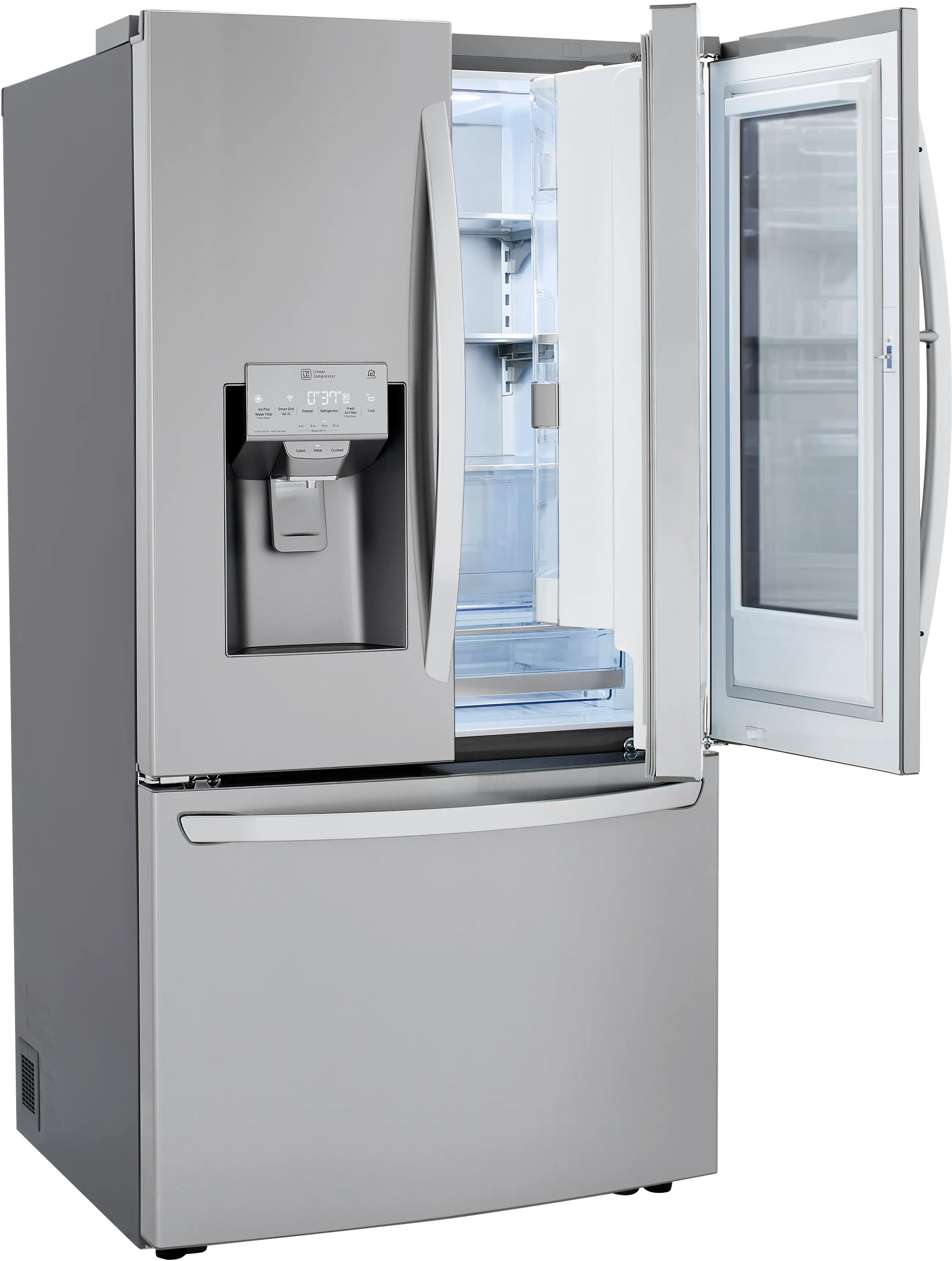 LRFVC2406S LG 23.5 cu ft French Door Refrigerator - Counter Depth Stainless Steel-2