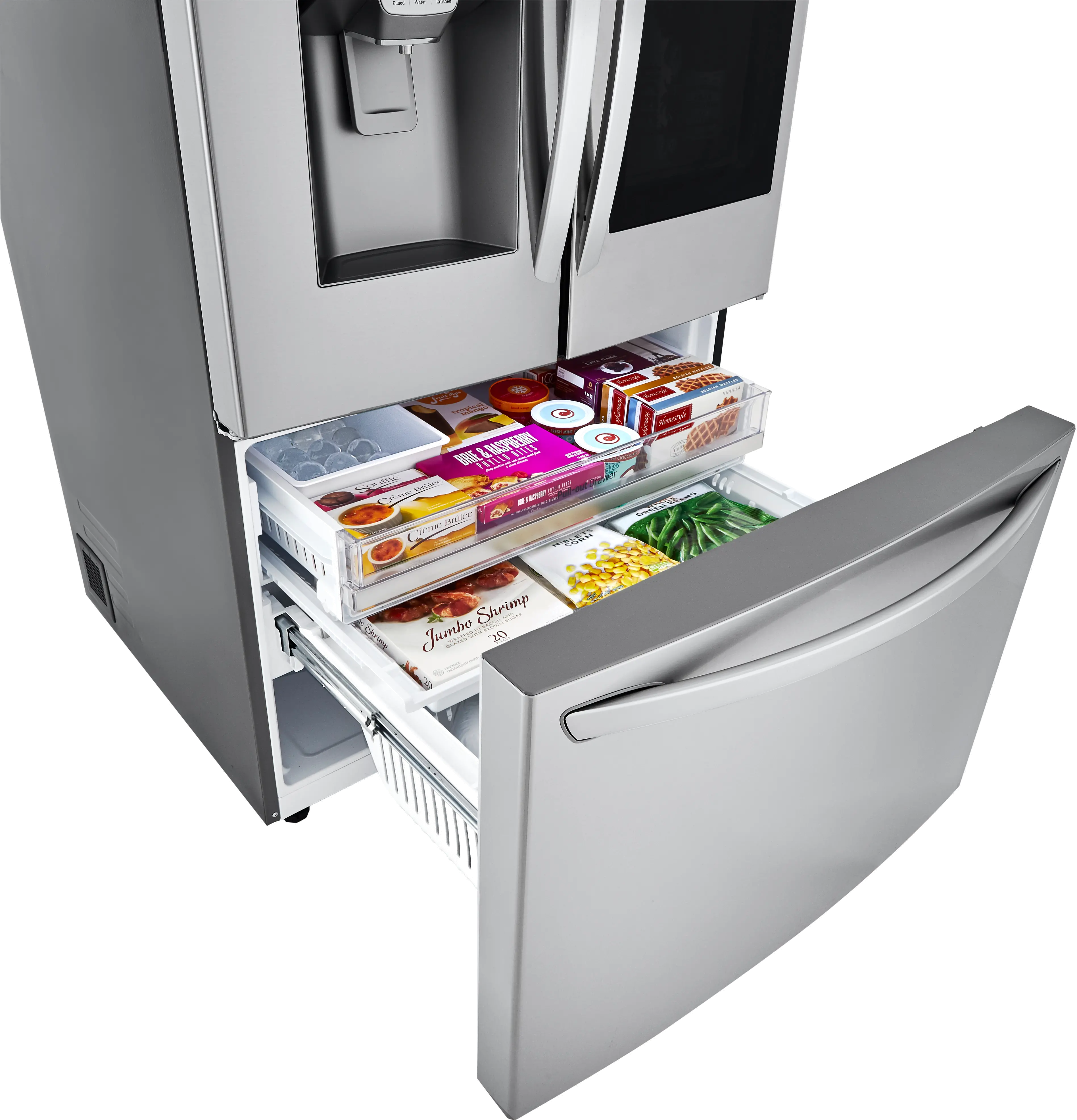 LRFVC2406S LG 23.5 cu ft French Door Refrigerator - Counter Depth Stainless Steel-7