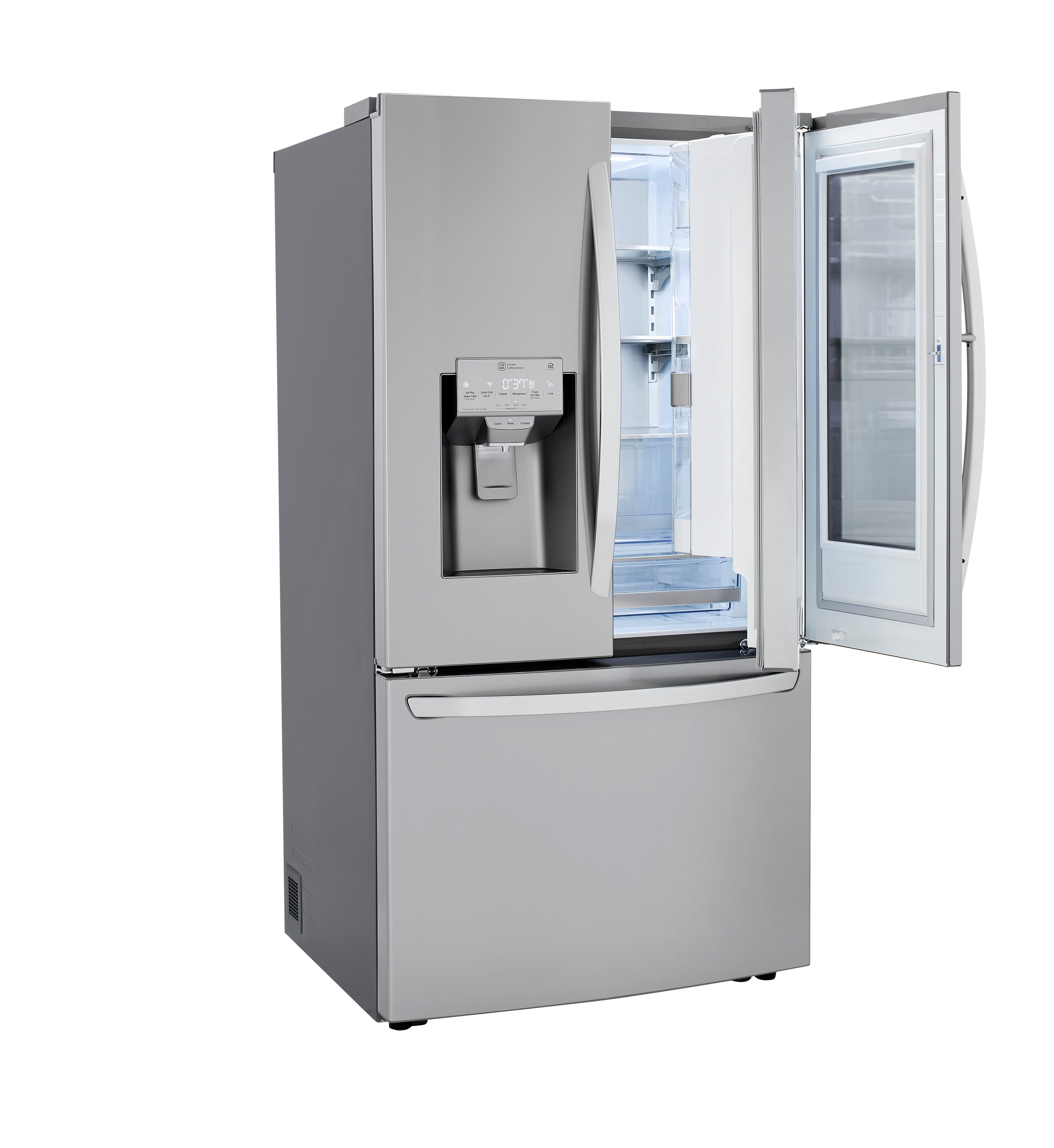LRFVC2406S LG 23.5 cu ft French Door-in-Door Refrigerator with InstaView and Craft Ice - Stainless Steel-2