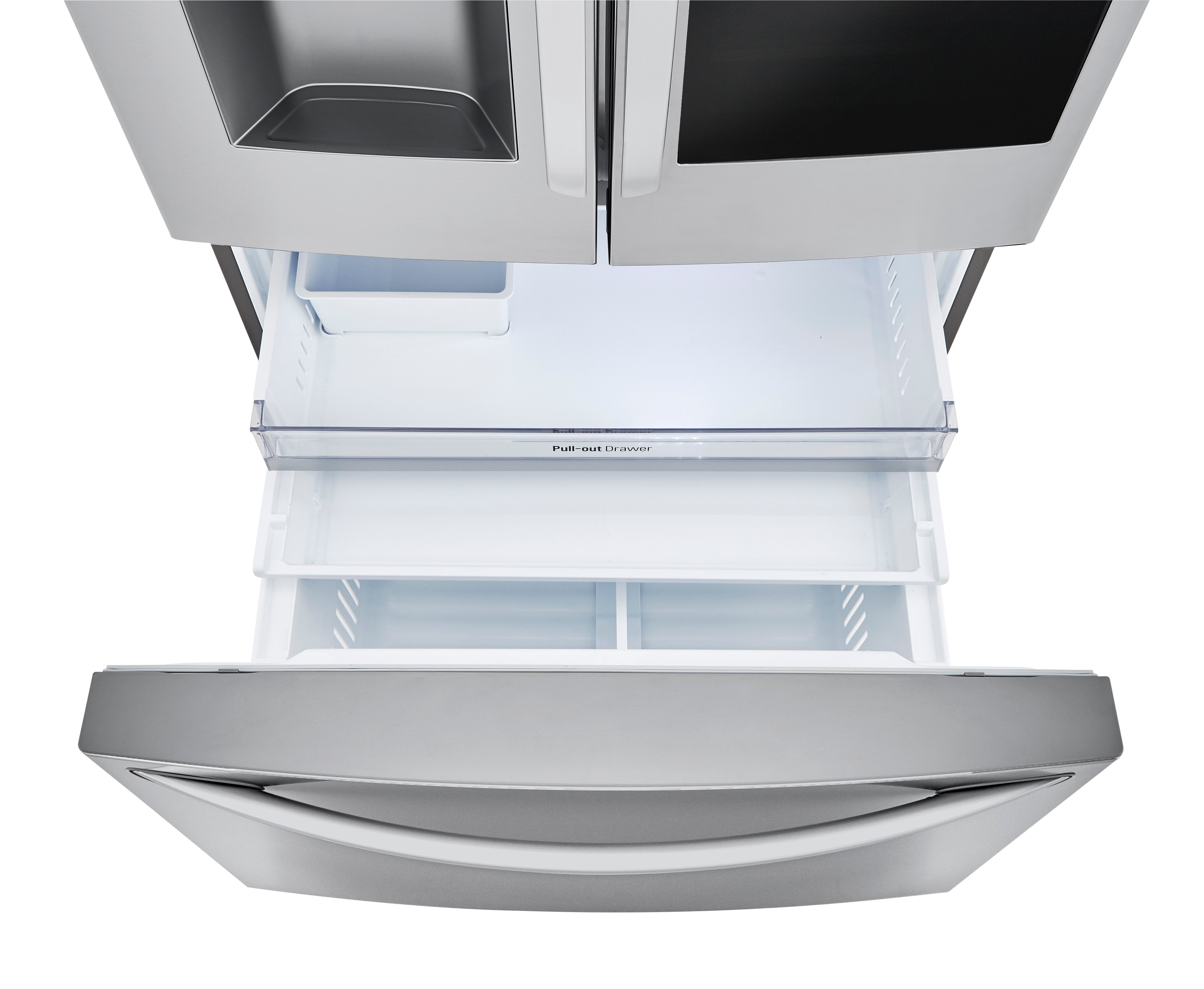 LRFVC2406S LG 23.5 cu ft French Door-in-Door Refrigerator with InstaView and Craft Ice - Stainless Steel-8