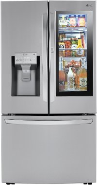 LRFVC2406S LG 23.5 cu. ft. French Door-in-Door Smart Refrigerator with InstaView and Craft Ice - Stainless Steel