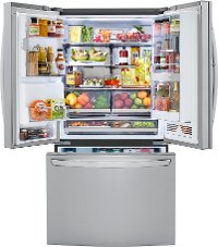 LRFVC2406S LG 23.5 cu. ft. French Door-in-Door Smart Refrigerator with InstaView and Craft Ice - Stainless Steel-3
