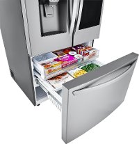 LRFVC2406S LG 23.5 cu. ft. French Door-in-Door Smart Refrigerator with InstaView and Craft Ice - Stainless Steel-7