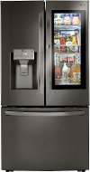 LRFVC2406D LG 23.5 cu. ft. French Door-in-Door Smart Refrigerator with InstaView and Craft Ice - Black Stainless Steel