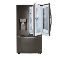 LRFVC2406D LG 23.5 cu. ft. French Door-in-Door Smart Refrigerator with InstaView and Craft Ice - Black Stainless Steel-3