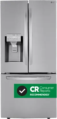 LRFXS2503S LG 24.5 cu ft French Door Refrigerator - 33 W Stainless Steel