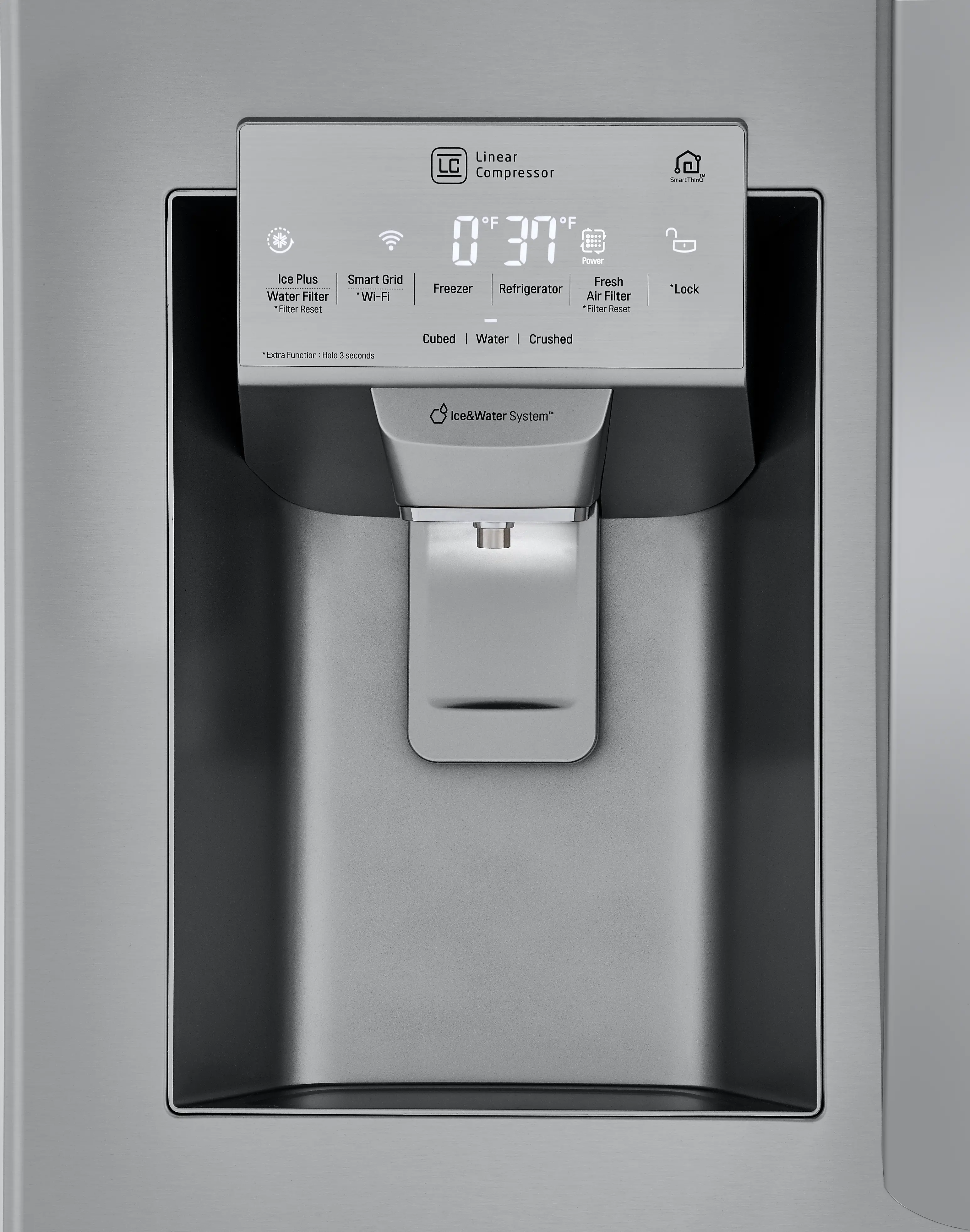 LRFXS2503S LG 24.5 cu ft French Door Refrigerator - 33 W Stainless Steel-4