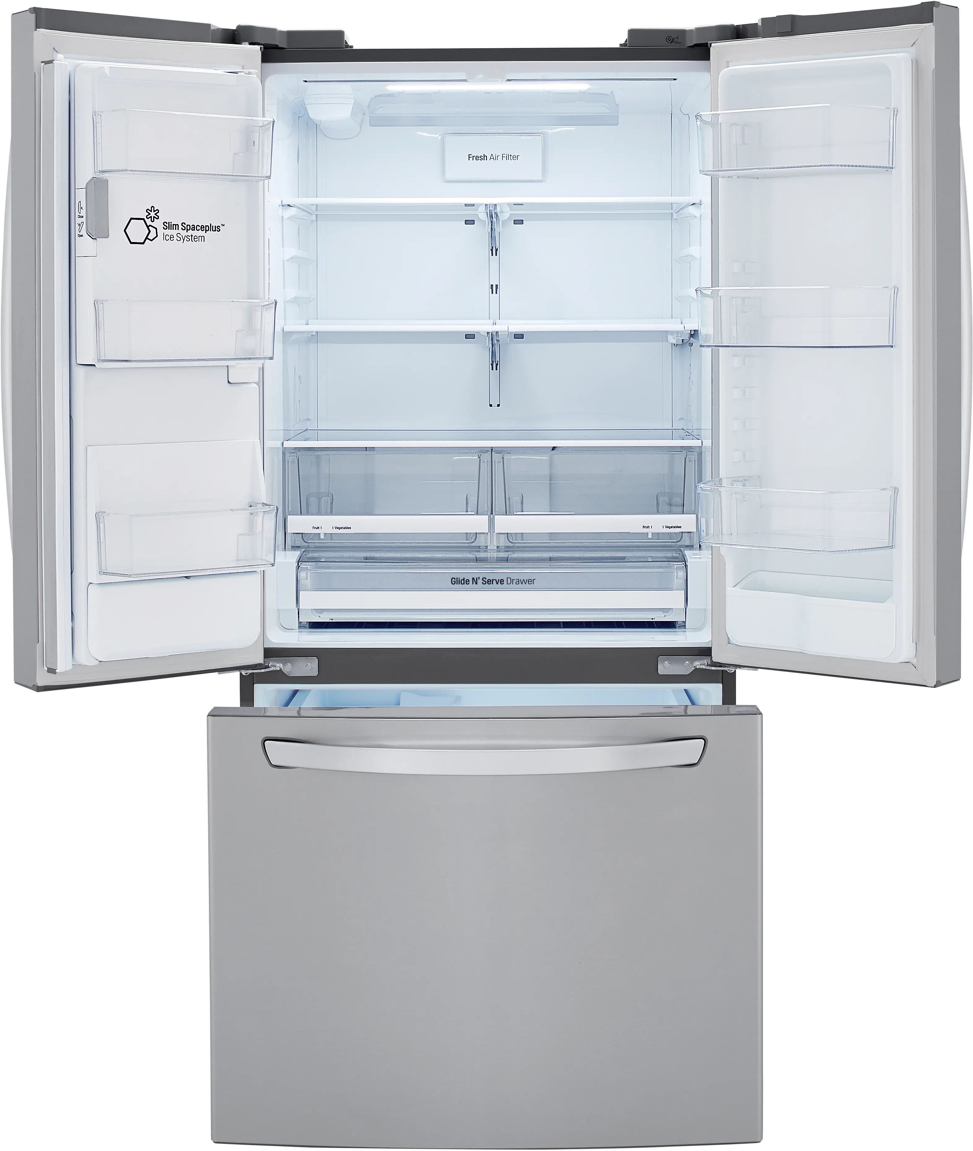 LRFXS2503S LG 24.5 cu ft French Door Refrigerator - 33 W Stainless Steel-5