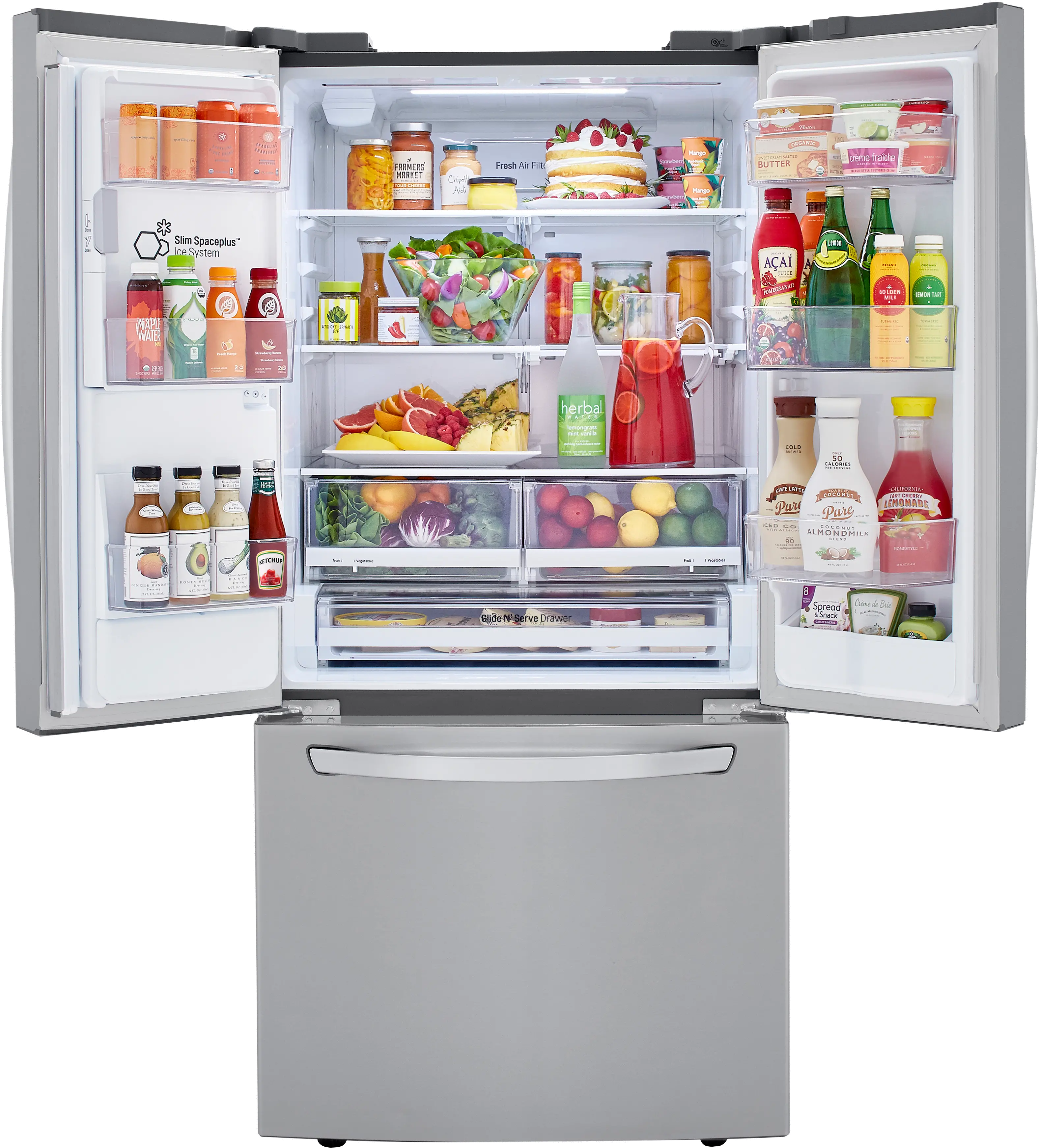 LRFXS2503S LG 24.5 cu ft French Door Refrigerator - 33 W Stainless Steel-6