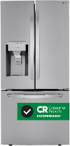 LRFXS2503S LG 24.5 cu. ft. French Door Smart Refrigerator - 33 Inch Stainless Steel