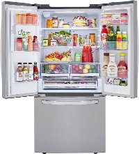 LRFXS2503S LG 24.5 cu. ft. French Door Smart Refrigerator - 33 Inch Stainless Steel-6