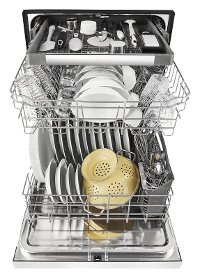 WDF590SAJW Whirlpool Dishwasher with Front Controls - White-2