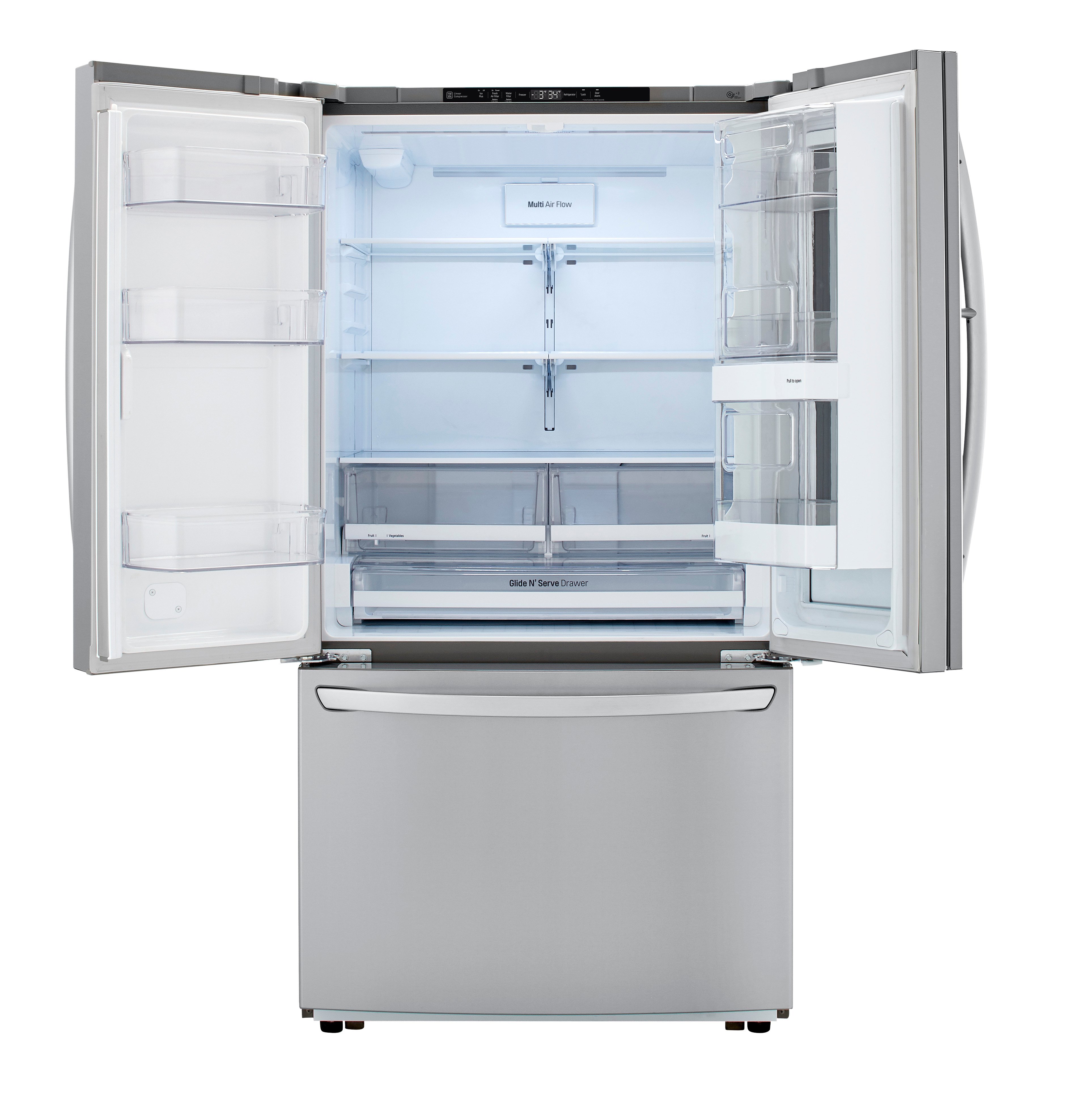 LFCS27596S LG 27 cu ft French Door Refrigerator with Door-in-Door Access - 36 W Fingerprint Resistant Stainless Steel-3