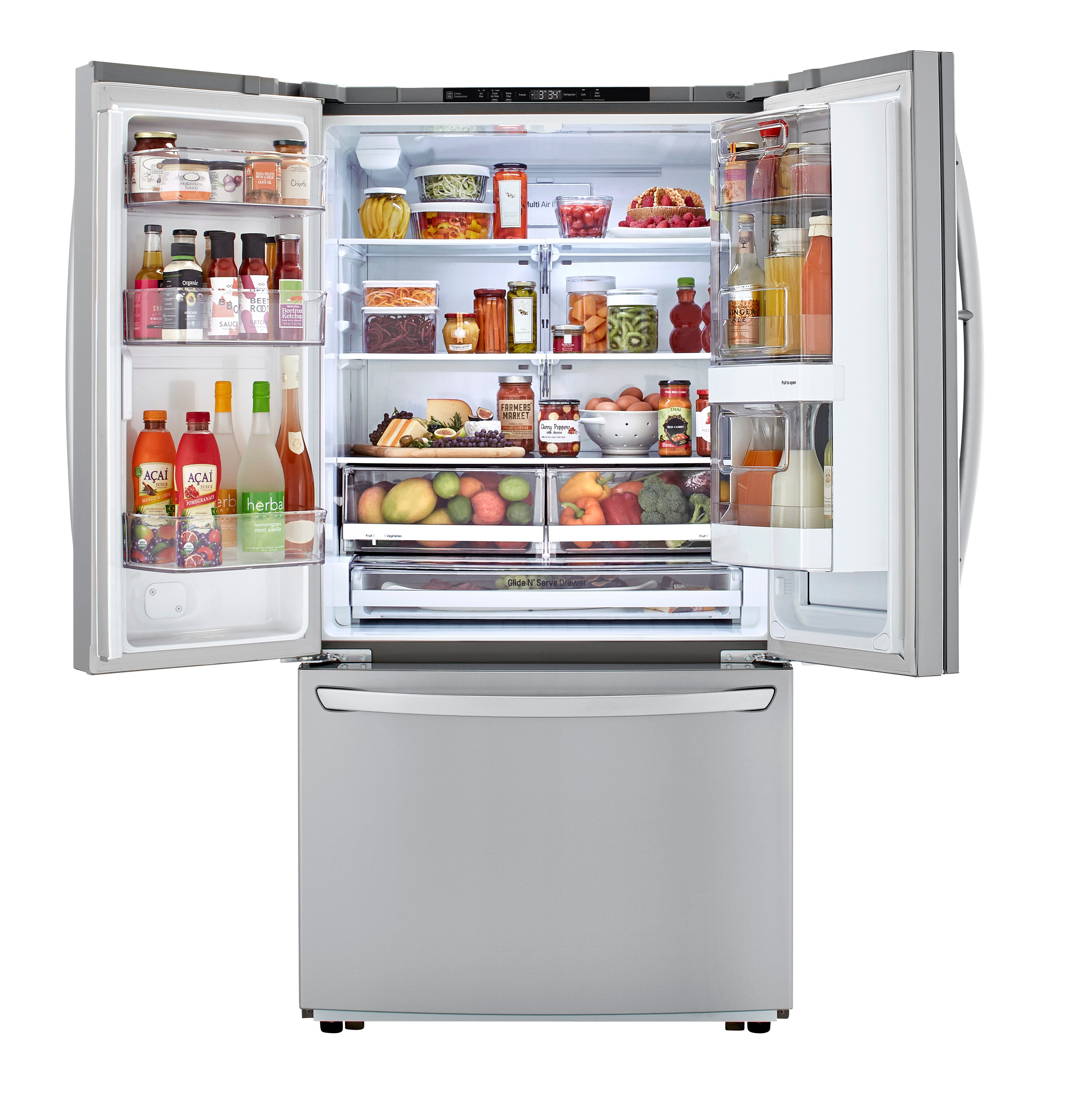 LFCS27596S LG 27 cu ft French Door Refrigerator with Door-in-Door Access - 36 W Fingerprint Resistant Stainless Steel-4