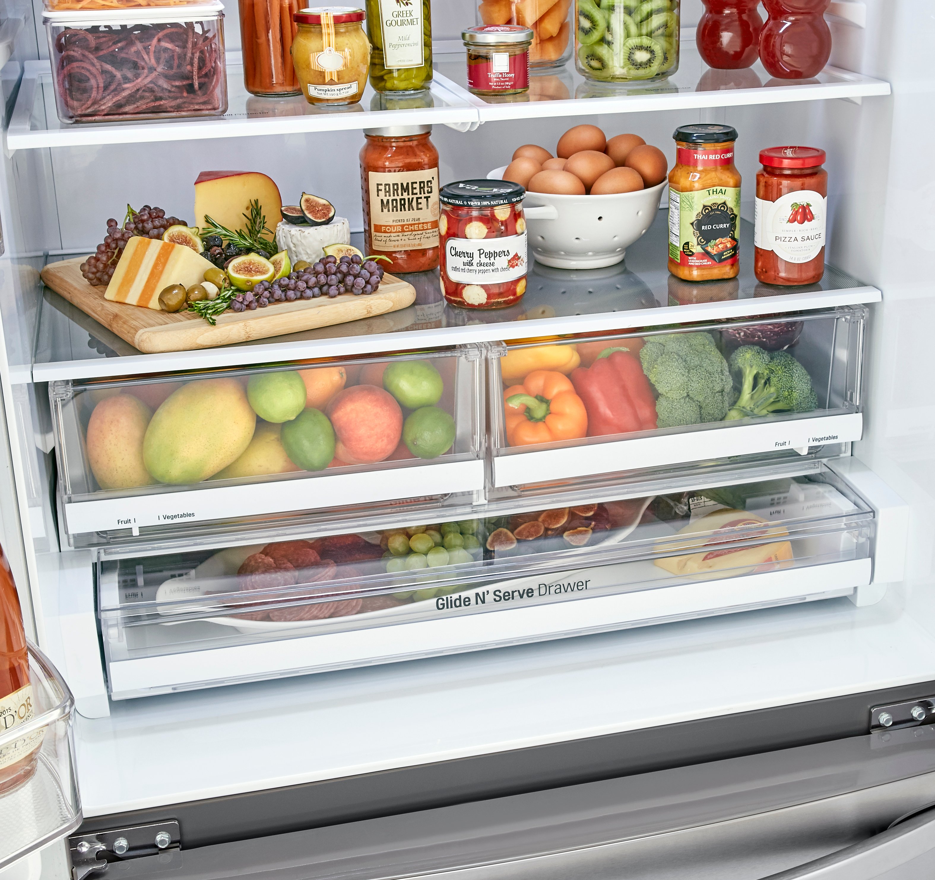 LFCS27596S LG 27 cu ft French Door Refrigerator with Door-in-Door Access - 36 W Fingerprint Resistant Stainless Steel-6