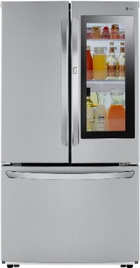 LFCS27596S LG French Door Smart Refrigerator with Door-in-Door Access - 27 cu. ft., 36 inch Stainless Steel