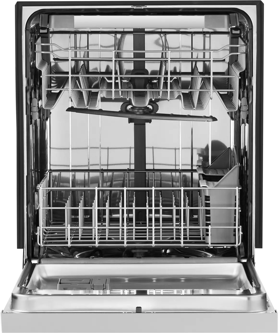 WDF590SAJM Whirlpool Built In Dishwasher with Front Controls - Stainless Steel-2
