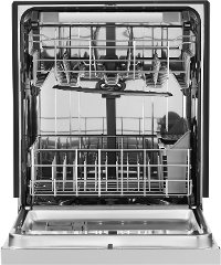 WDF590SAJM Whirlpool Built In Dishwasher with Front Controls - Stainless Steel-2