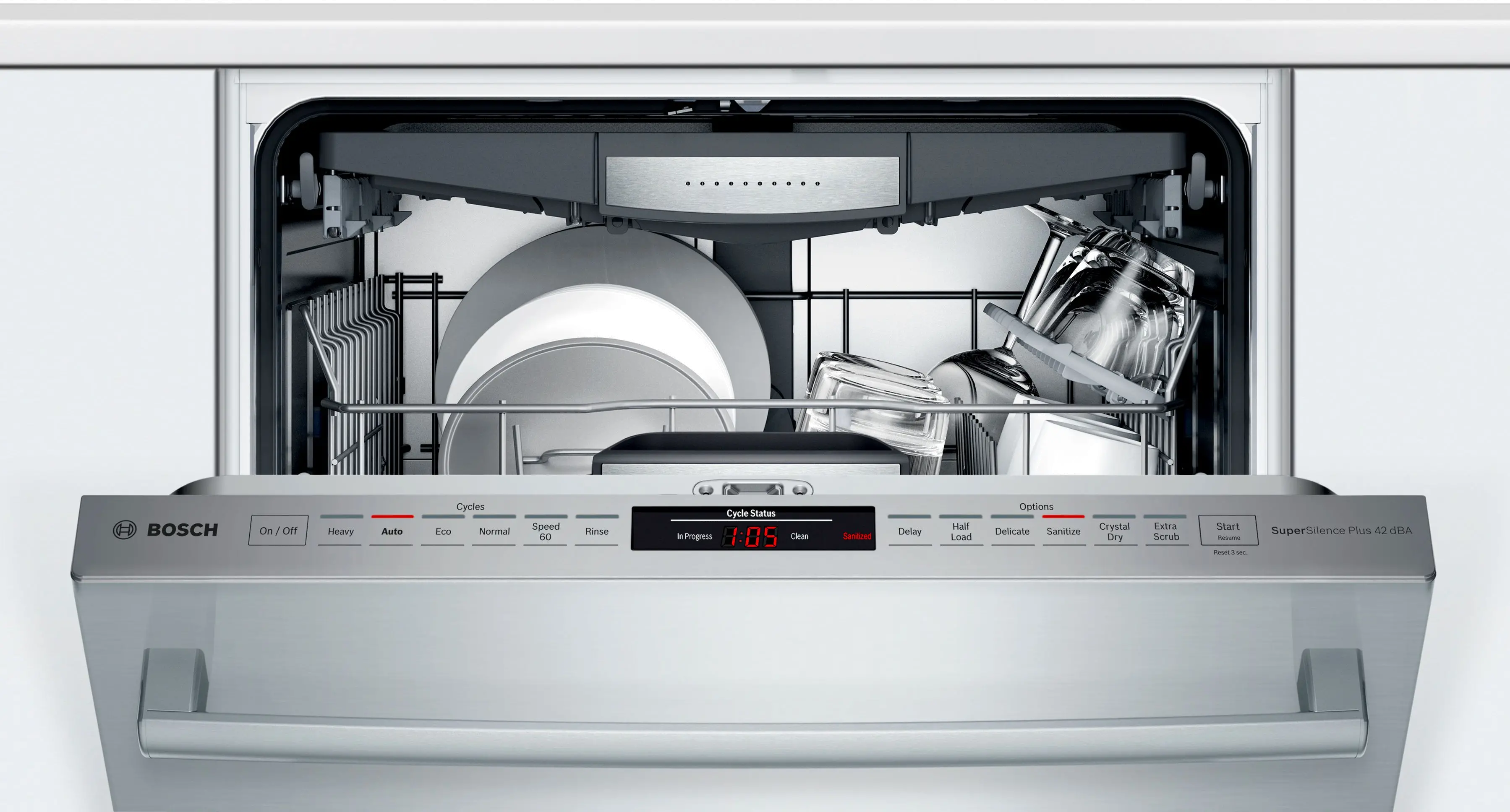 SHX878ZD5N Bosch 800 Series Dishwasher - Stainless Steel-2