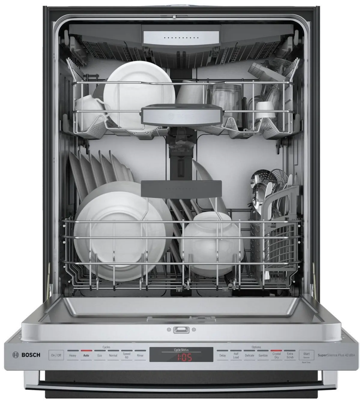 SHX878ZD5N Bosch 800 Series Dishwasher - Stainless Steel-7