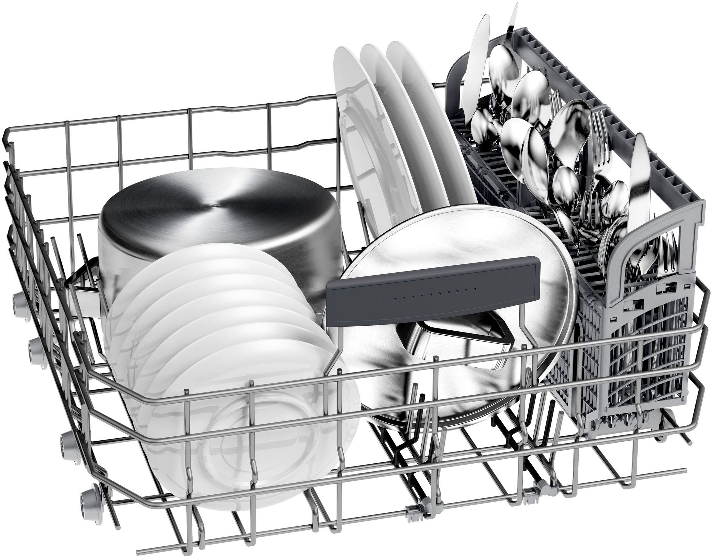 SHX878ZD5N Bosch 800 Series Dishwasher with CrystalDry and Bar Handle - 24 Inch Stainless Steel-4