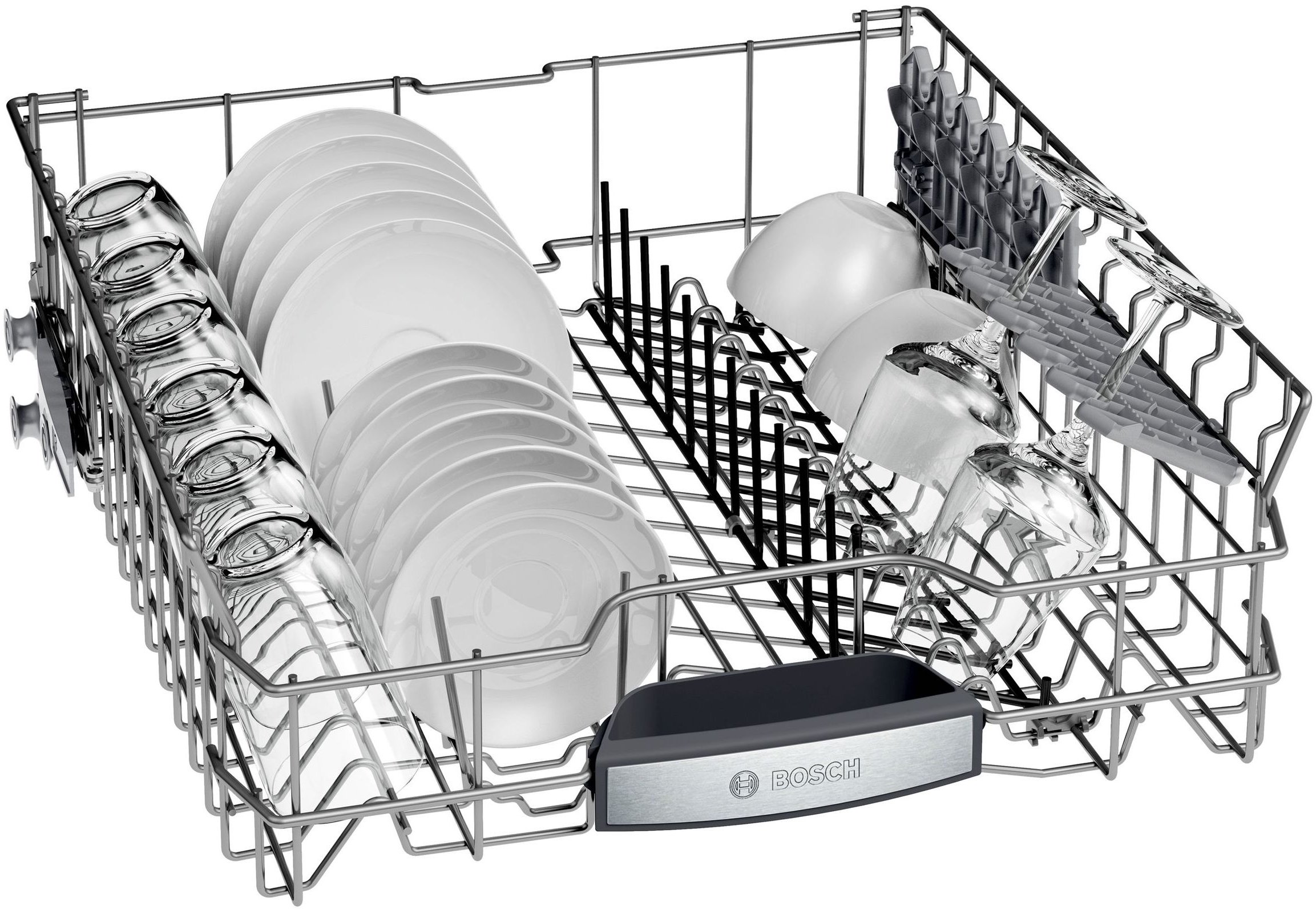 SHX878ZD5N Bosch 800 Series Dishwasher with CrystalDry and Bar Handle - 24 Inch Stainless Steel-5