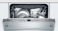 SHXM65Z55N Bosch 500 Series Dishwasher with Sanitize Option - 24 Inch Stainless Steel-2