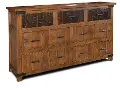 Rustic Pine Dresser - Big Timber