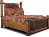 Clearance Rustic Pine Queen Bed - Big Timber
