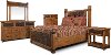 Rustic Pine 4 Piece Queen Bedroom Set - Big Timber