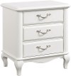 Traditional White Nightstand - Kelly