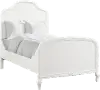 Kelly White Twin Bed