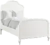 Kelly White Twin Bed