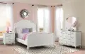 Kelly White 4 Piece Twin Bedroom Set