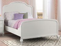Kelly Traditional White Full Bed-1