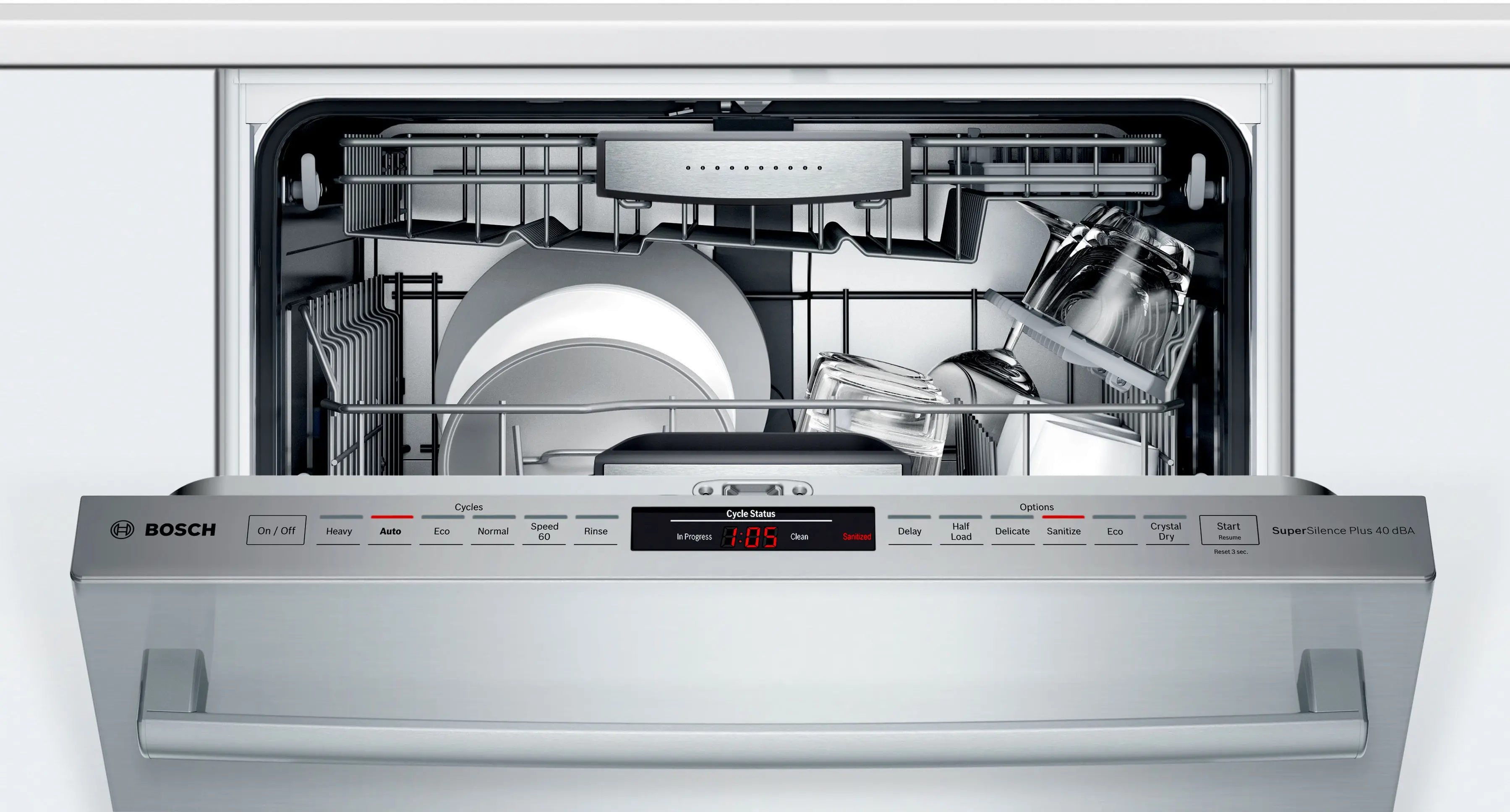 SHXM88Z75N Bosch 800 Series Premium Top Control Dishwasher - Stainless Steel-2