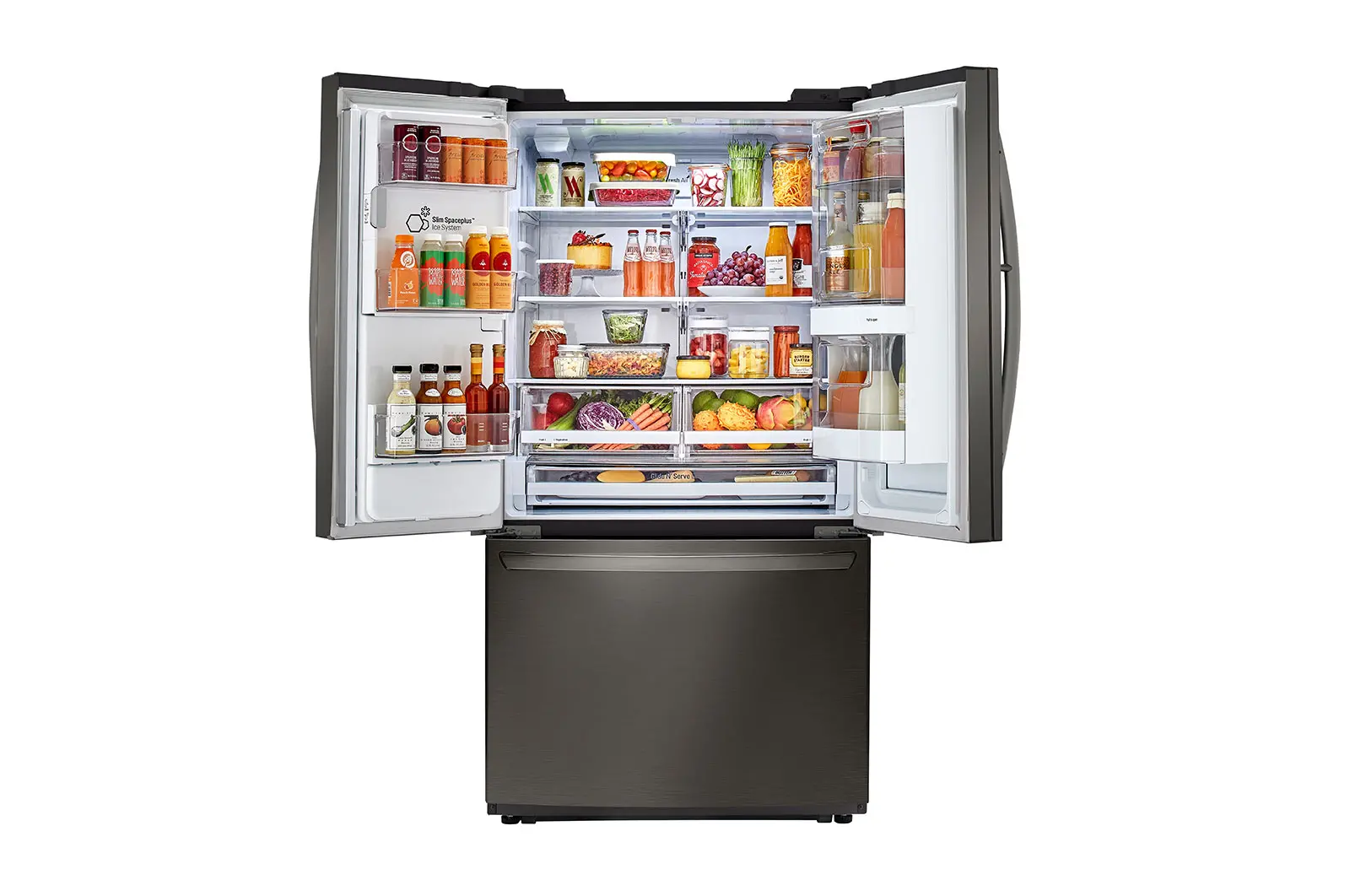 LFXS26596D LG 26 cu ft French Door-in-Door Refrigerator - Black Stainless Steel-5