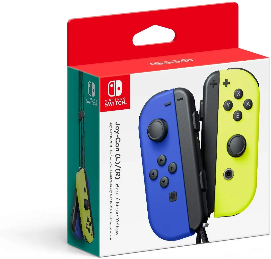 SWI HACAJAPAA Nintendo Switch Joy-Con Controller - Blue/Yellow-2