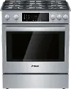 HDI8056U Bosch 4.6 cu ft Dual Fuel Range - Stainless Steel