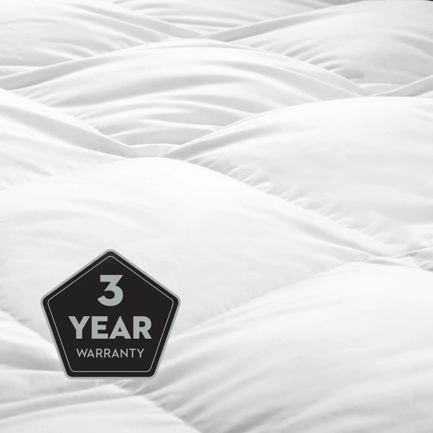 IS30TTDAFB Malouf 3 Inch Twin Down Alternative Mattress Topper-2