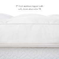 IS30TTDAFB Malouf 3 Inch Twin Down Alternative Mattress Topper-6