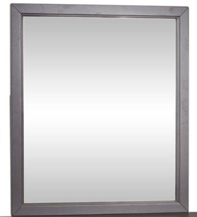 Country Gray Mirror - Cottage View