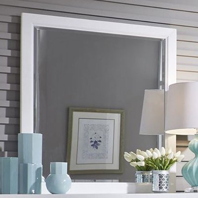 Country White Mirror - Cottage View