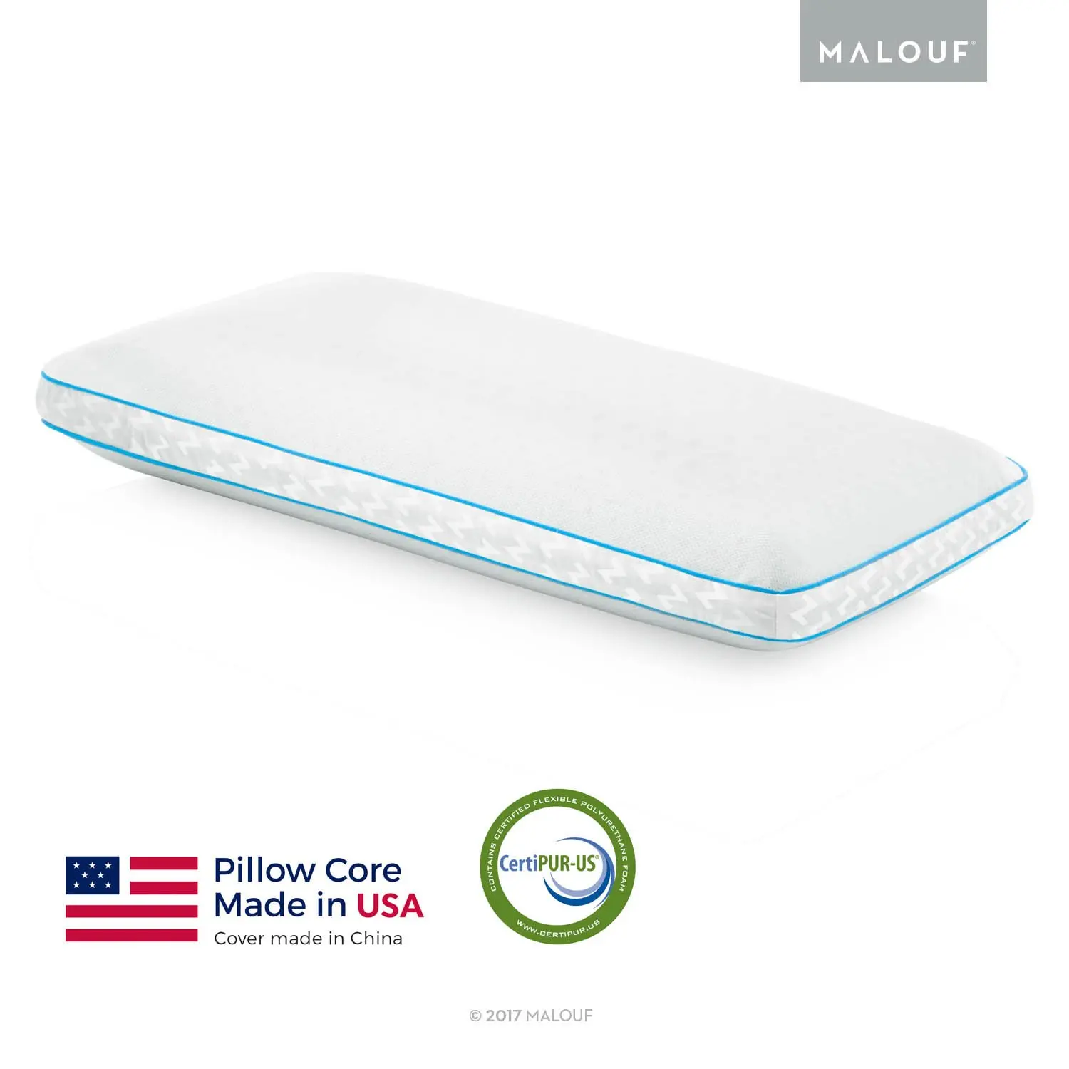 ZZQQMPCCLT Malouf CarbonCool® + OmniPhase® LT Queen Pillow-6